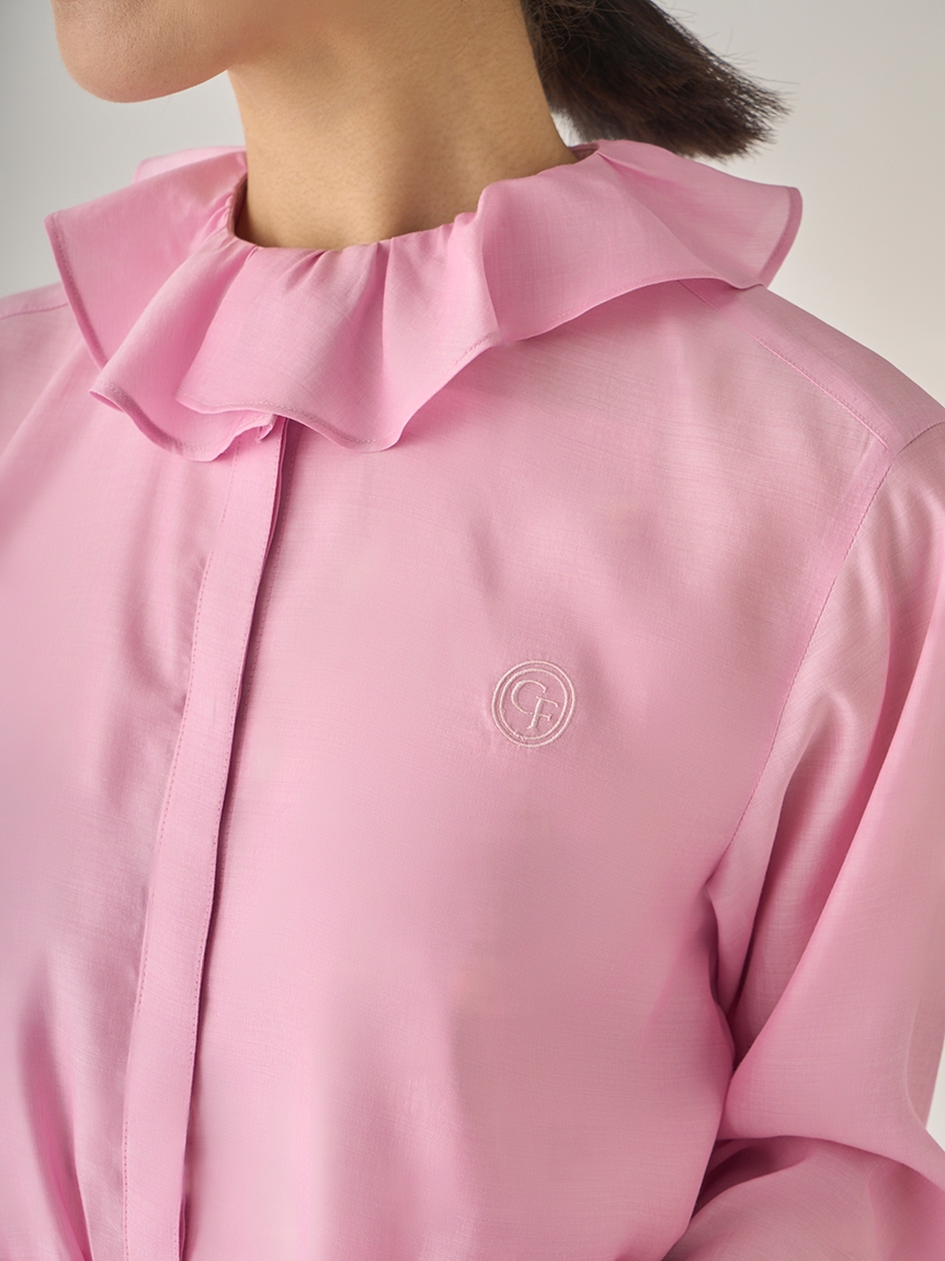 ラッフルカラーシャツ(ブラウス・シャツ)|TOPS(トップス)|CELFORD ...