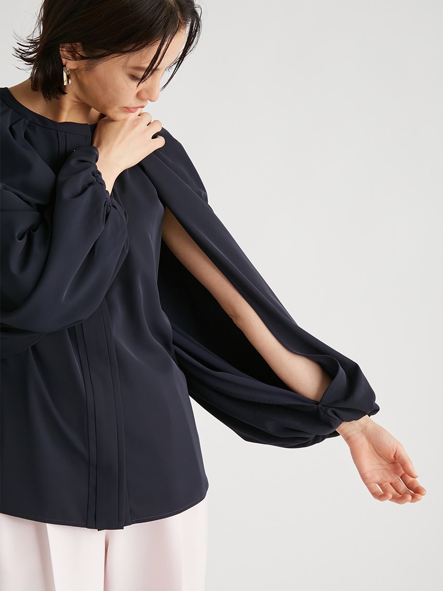 スリットスリーブブラウス(ブラウス・シャツ)｜TOPS（トップス 