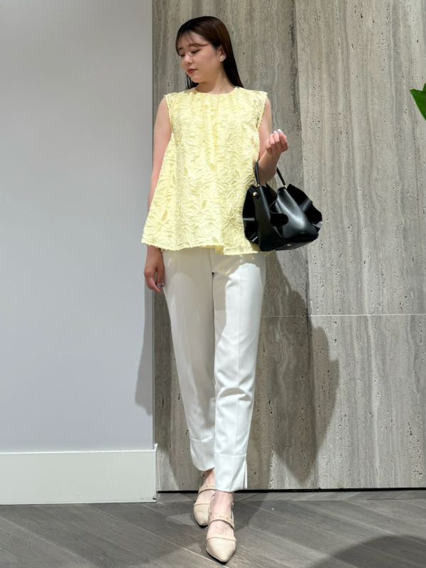 ジャガードフレアブラウス(ブラウス・シャツ)｜TOPS（トップス 