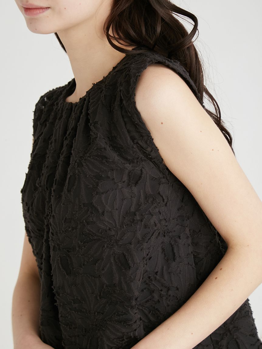 ジャガードフレアブラウス(ブラウス・シャツ)｜TOPS（トップス 