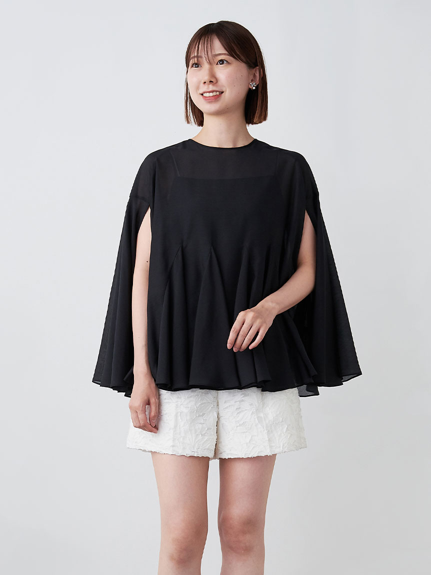 フレアケープブラウス(ブラウス・シャツ)｜TOPS（トップス）｜CELFORD  