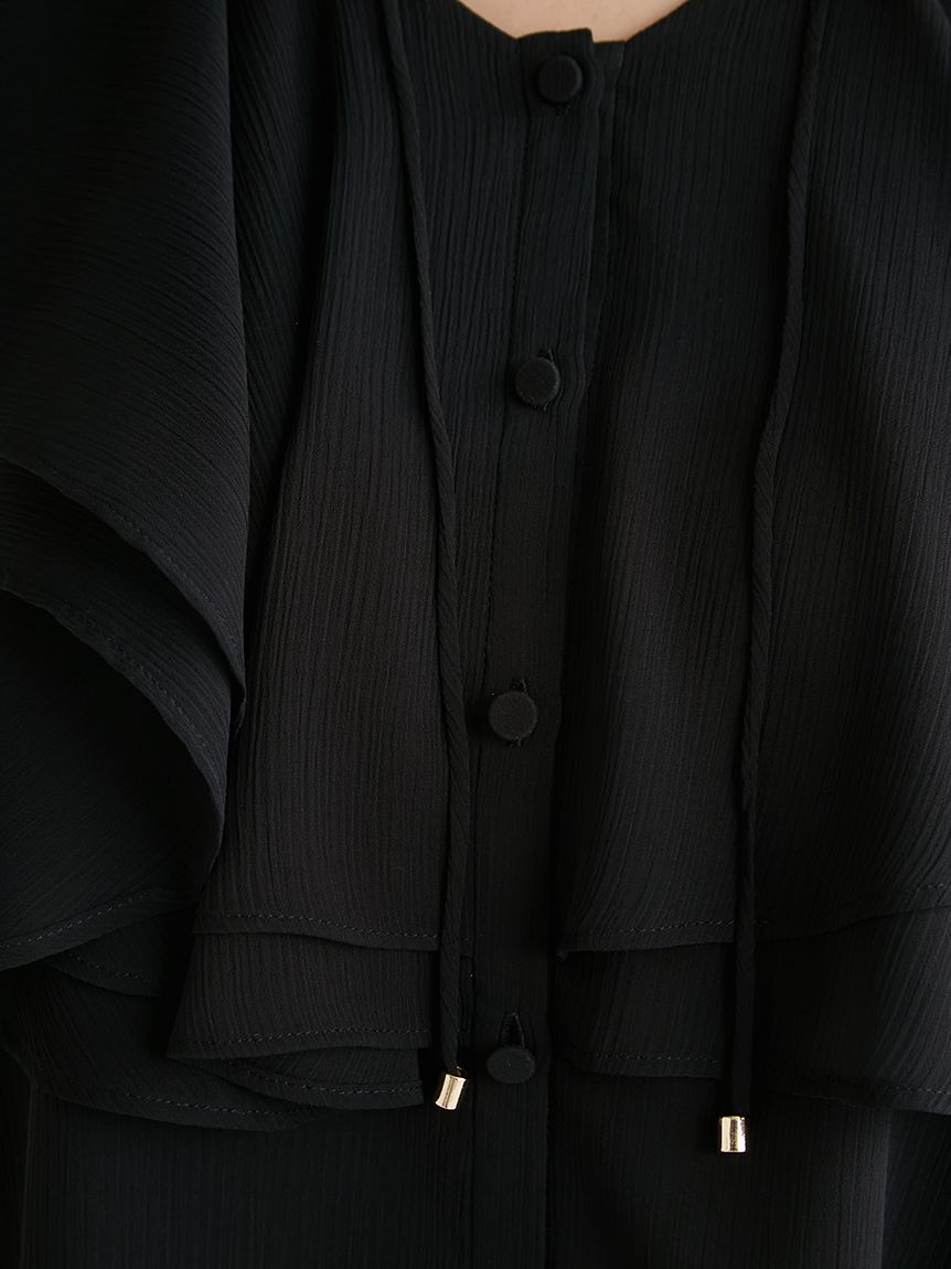 チョーカークレープブラウス(ブラウス・シャツ)｜TOPS（トップス