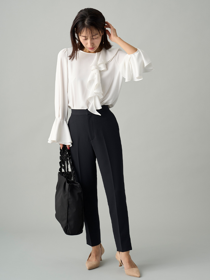 アシメフリルブラウス(ブラウス・シャツ)｜TOPS（トップス