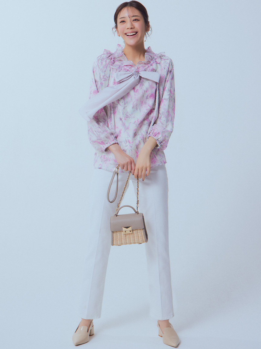 シアースモックブラウス(ブラウス・シャツ)｜TOPS（トップス