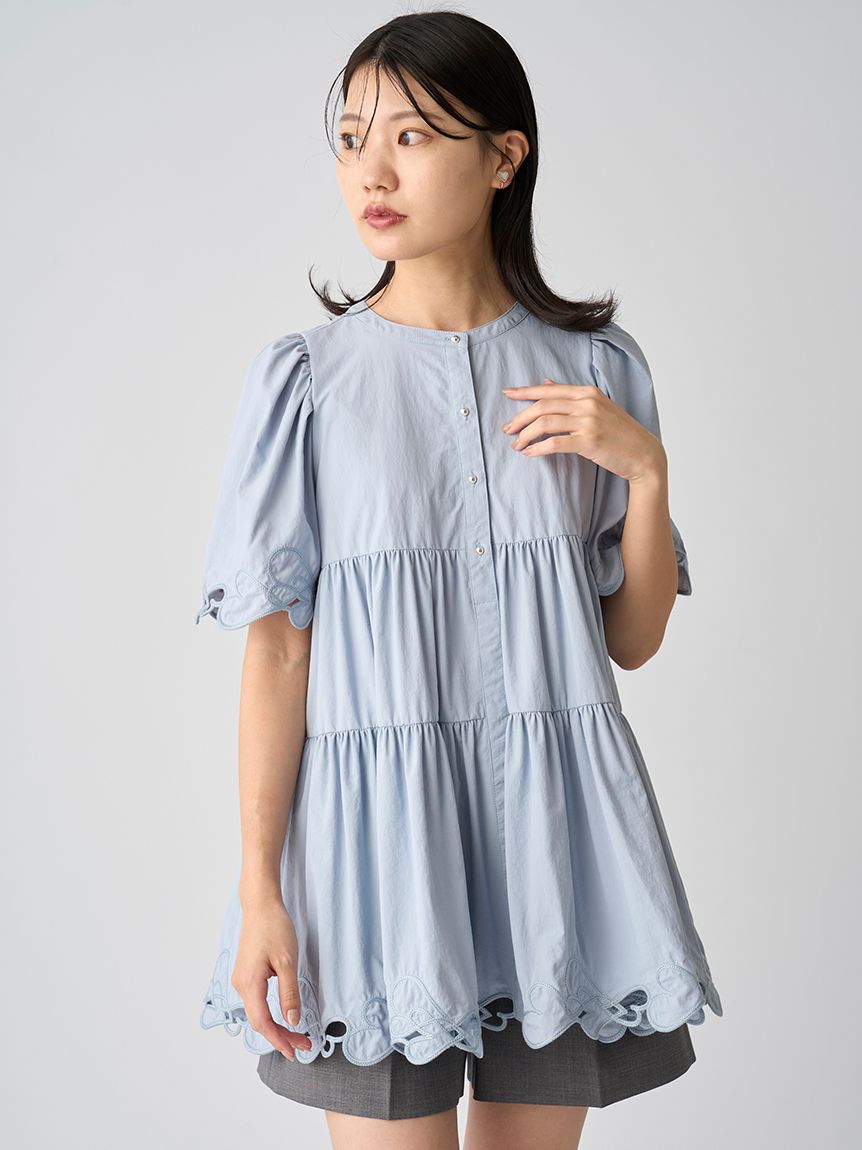 HANAE MORI×CELFORDコラボ】 ハートエンブロイダリーチュニック