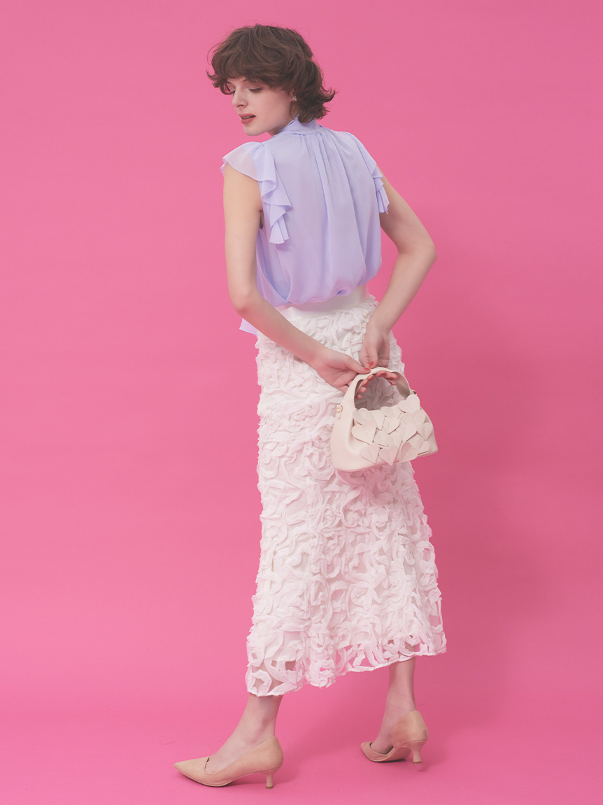 HANAE MORI×CELFORDコラボ】ハートモチーフプリントブラウス