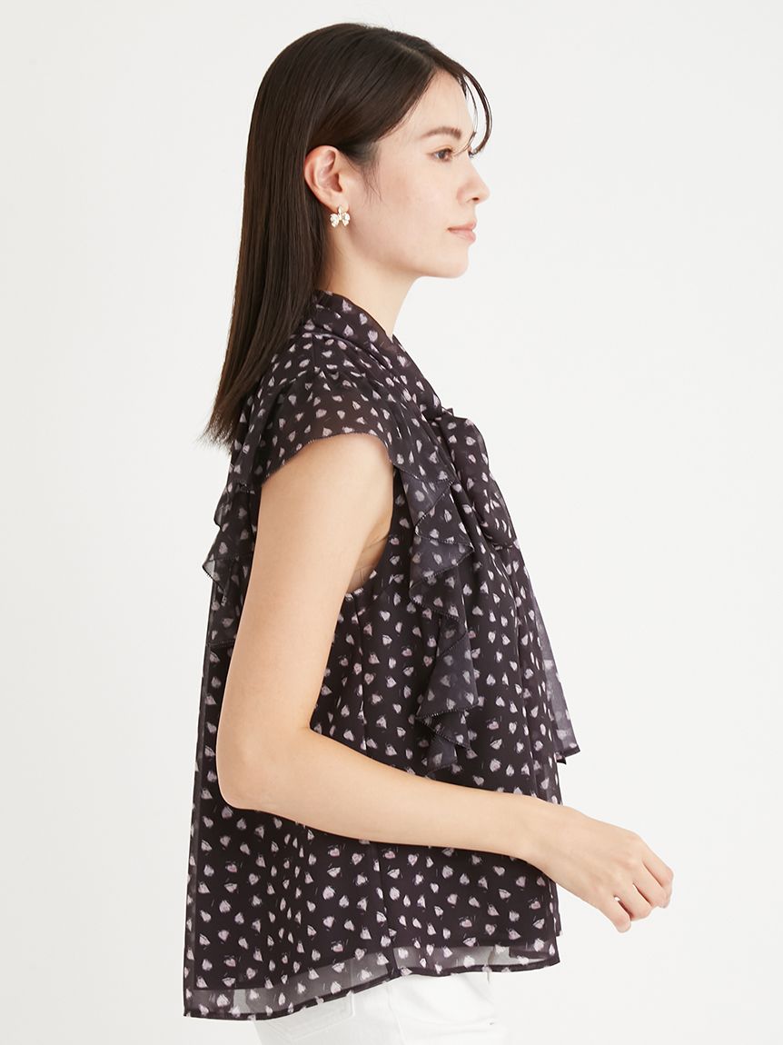 HANAE MORI×CELFORDコラボ】ハートモチーフプリントブラウス