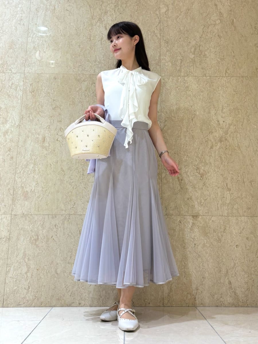 割繊シフォンボウタイブラウス(ブラウス・シャツ)｜TOPS