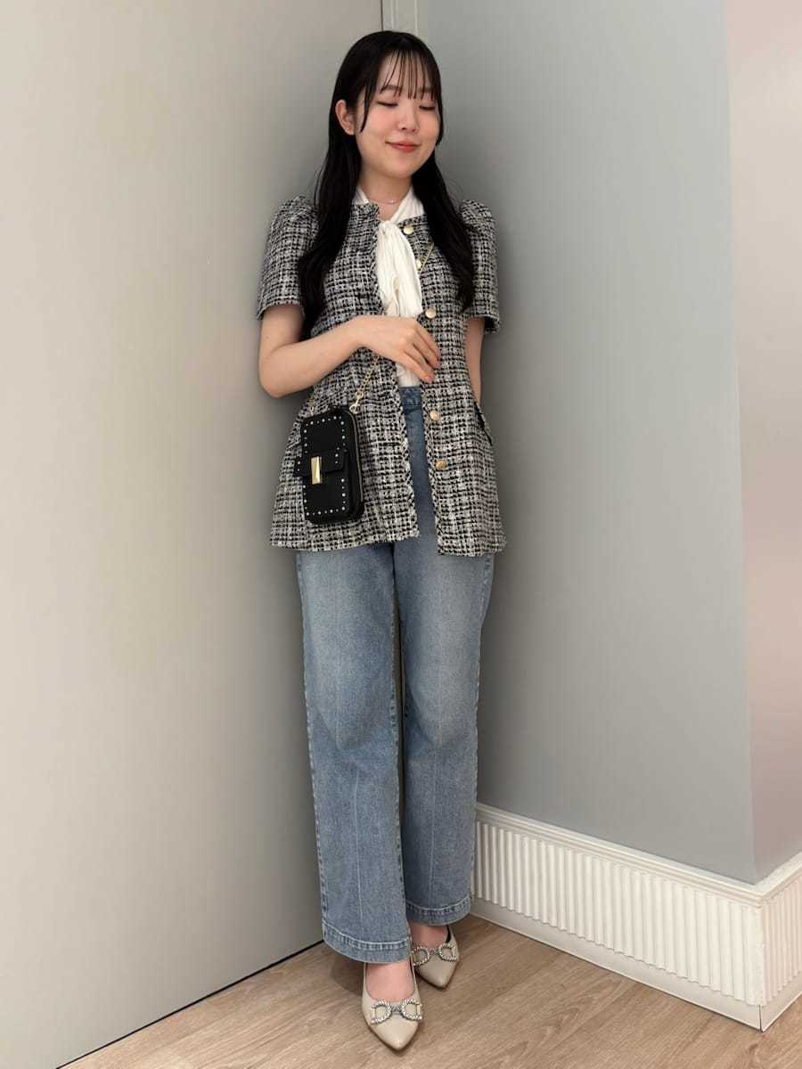 割繊シフォンボウタイブラウス(ブラウス・シャツ)｜TOPS