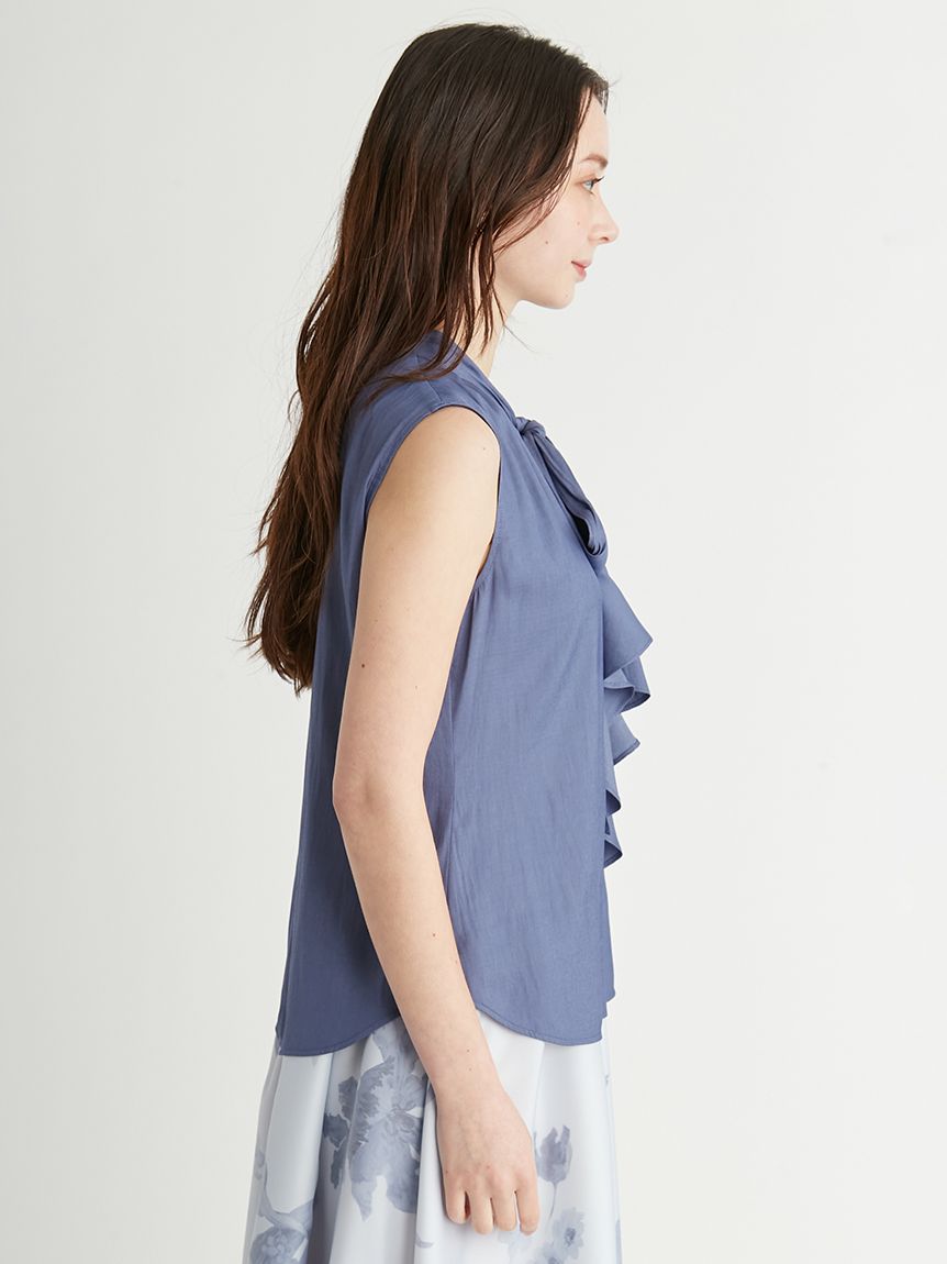 割繊シフォンボウタイブラウス(ブラウス・シャツ)｜TOPS
