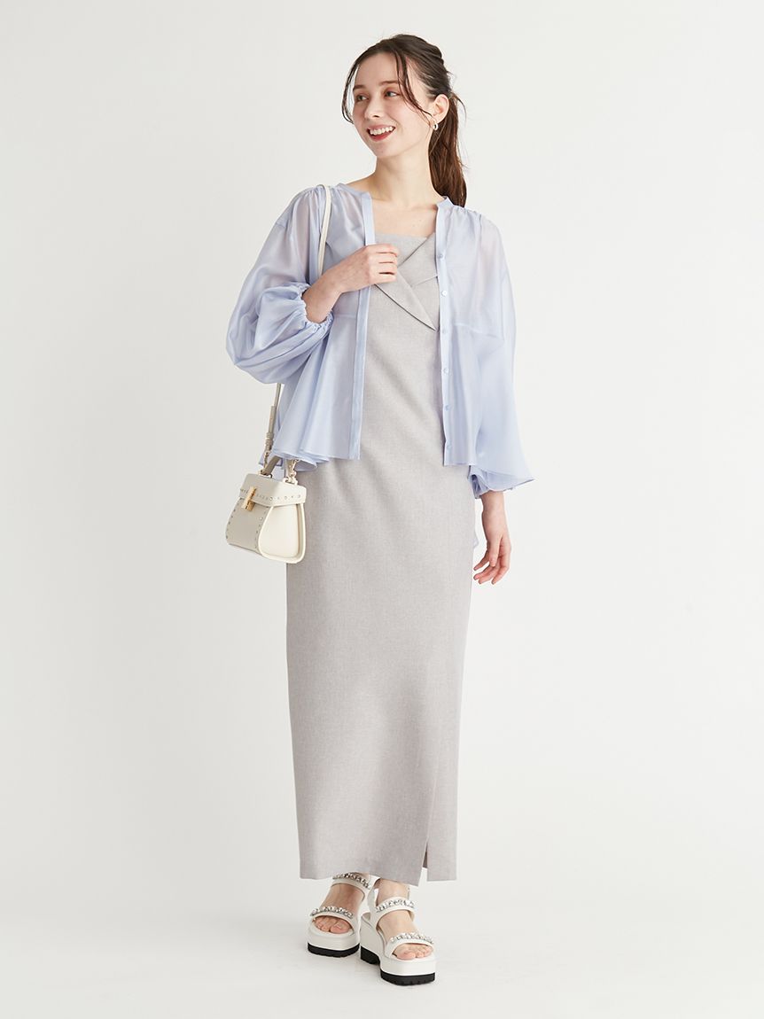 シアーフレアブラウス(ブラウス・シャツ)｜TOPS（トップス