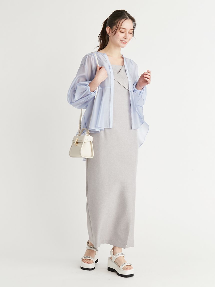 シアーフレアブラウス(ブラウス・シャツ)｜TOPS（トップス