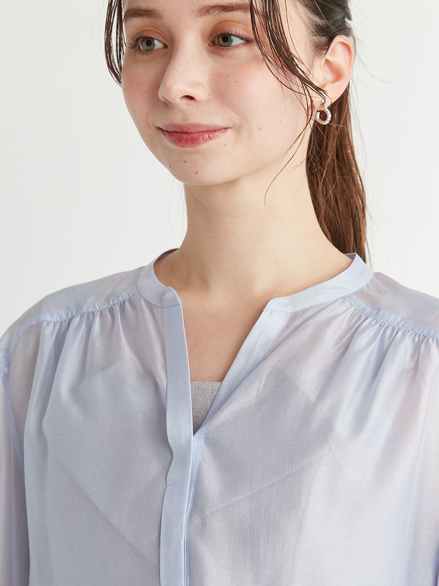 シアーフレアブラウス(ブラウス・シャツ)｜TOPS（トップス