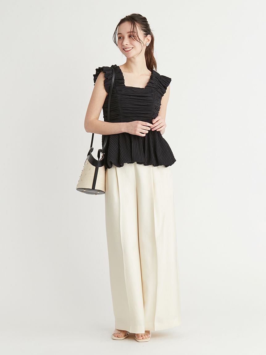 送料無料の通販 バルーンペプラムキャミブラウス(ブラウス・シャツ)｜TOPS シャツ/ブラウス(長袖/七分)