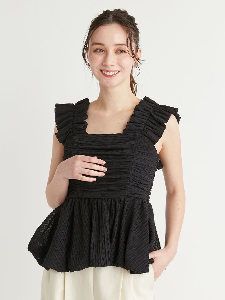 す*ん様 CELFORD⭐︎セルフォード⭐︎バルーンペプラムキャミブラウス⭐︎ホ バルーンペプラムキャミブラウス(ブラウス・シャツ)｜TOPS