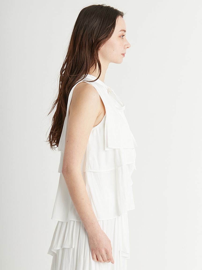 ギャザーティアードブラウス(ブラウス・シャツ)｜TOPS（トップス