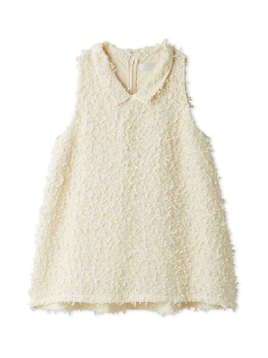 ツイードライクAラインブラウス(ブラウス・シャツ)｜TOPS（トップス