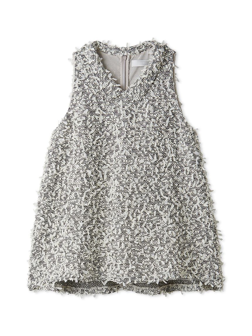 ツイードライクAラインブラウス(ブラウス・シャツ)｜TOPS（トップス