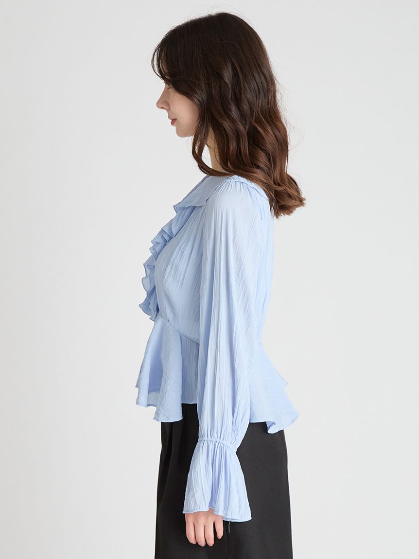 フリルペプラムブラウス(ブラウス・シャツ)｜TOPS（トップス