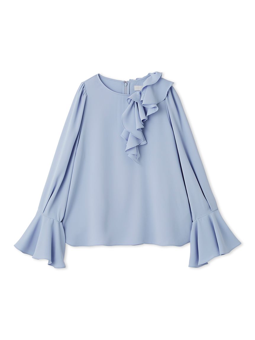 アシメラッフルブラウス(ブラウス・シャツ)｜TOPS（トップス