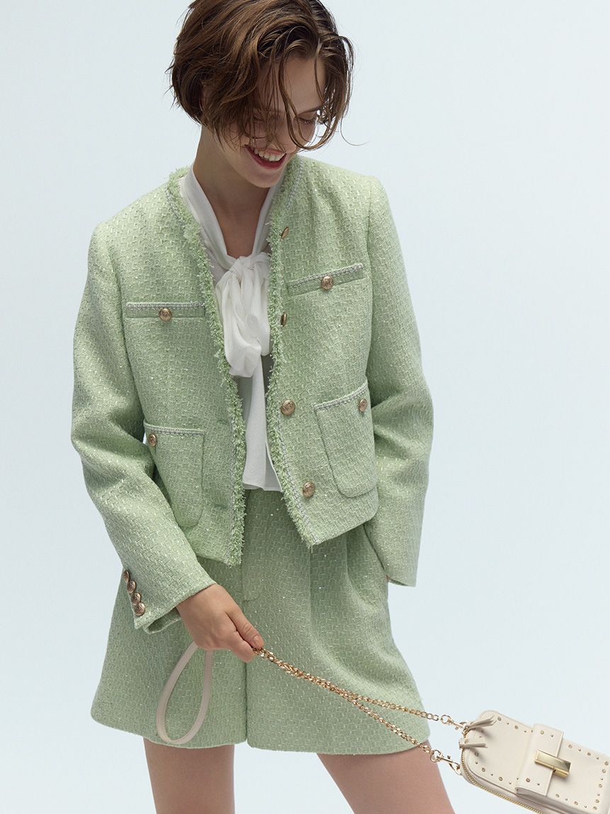 ビッグリボンセミシアーブラウス(ブラウス・シャツ)｜TOPS