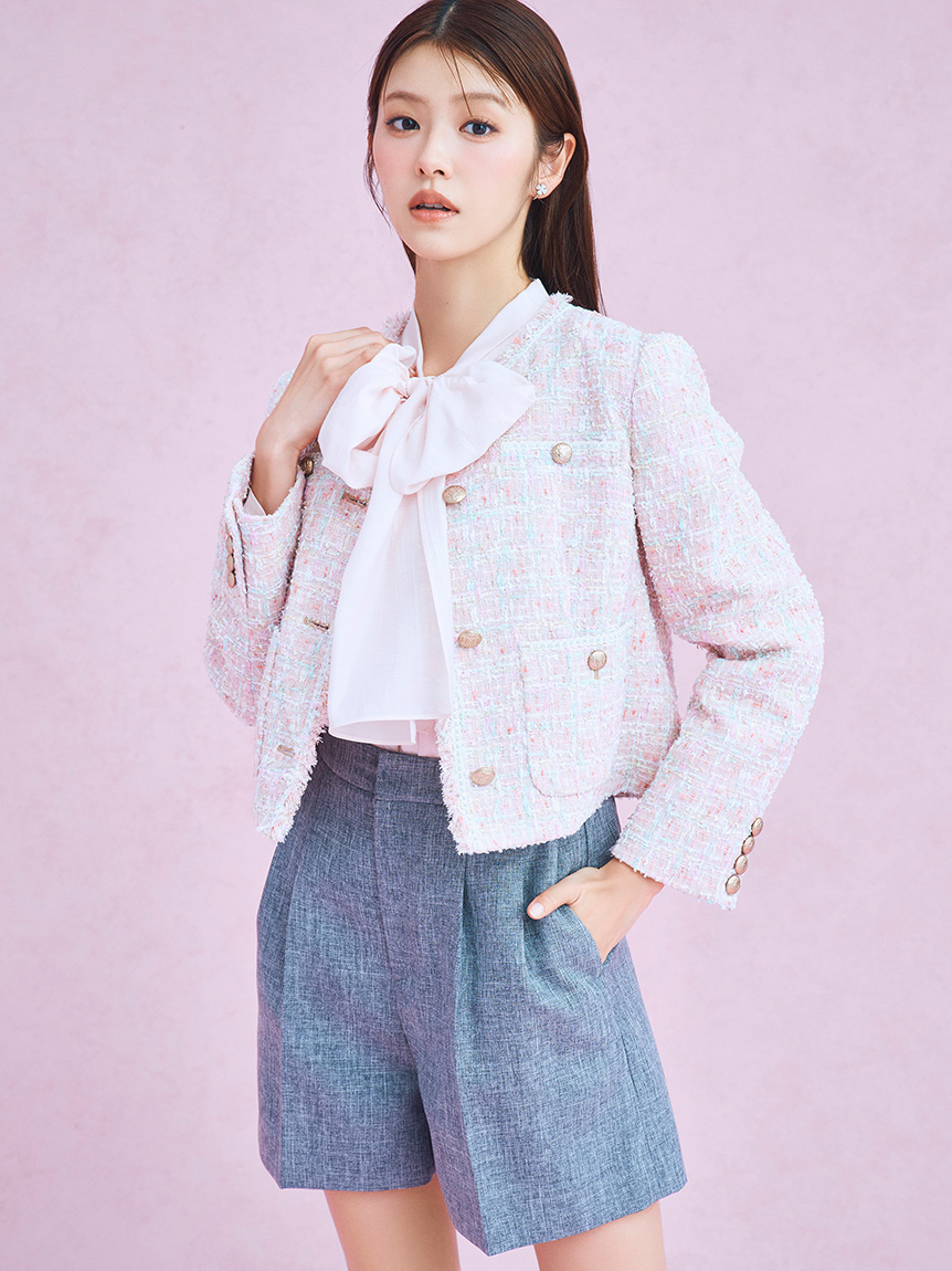 新品タグ付き　CELFORD セルフォード　ビッグリボンセミシアーブラウス ビッグリボンセミシアーブラウス(ブラウス・シャツ)｜TOPS