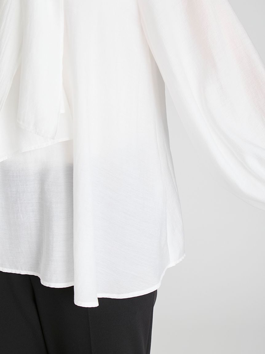 新品タグ付き　CELFORD セルフォード　ビッグリボンセミシアーブラウス ビッグリボンセミシアーブラウス（シャツ/ブラウス）｜CELFORD