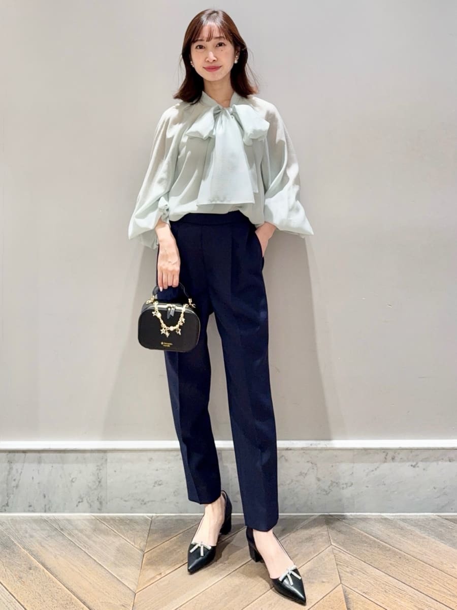 ビッグリボンセミシアーブラウス(ブラウス・シャツ)｜TOPS（トップス