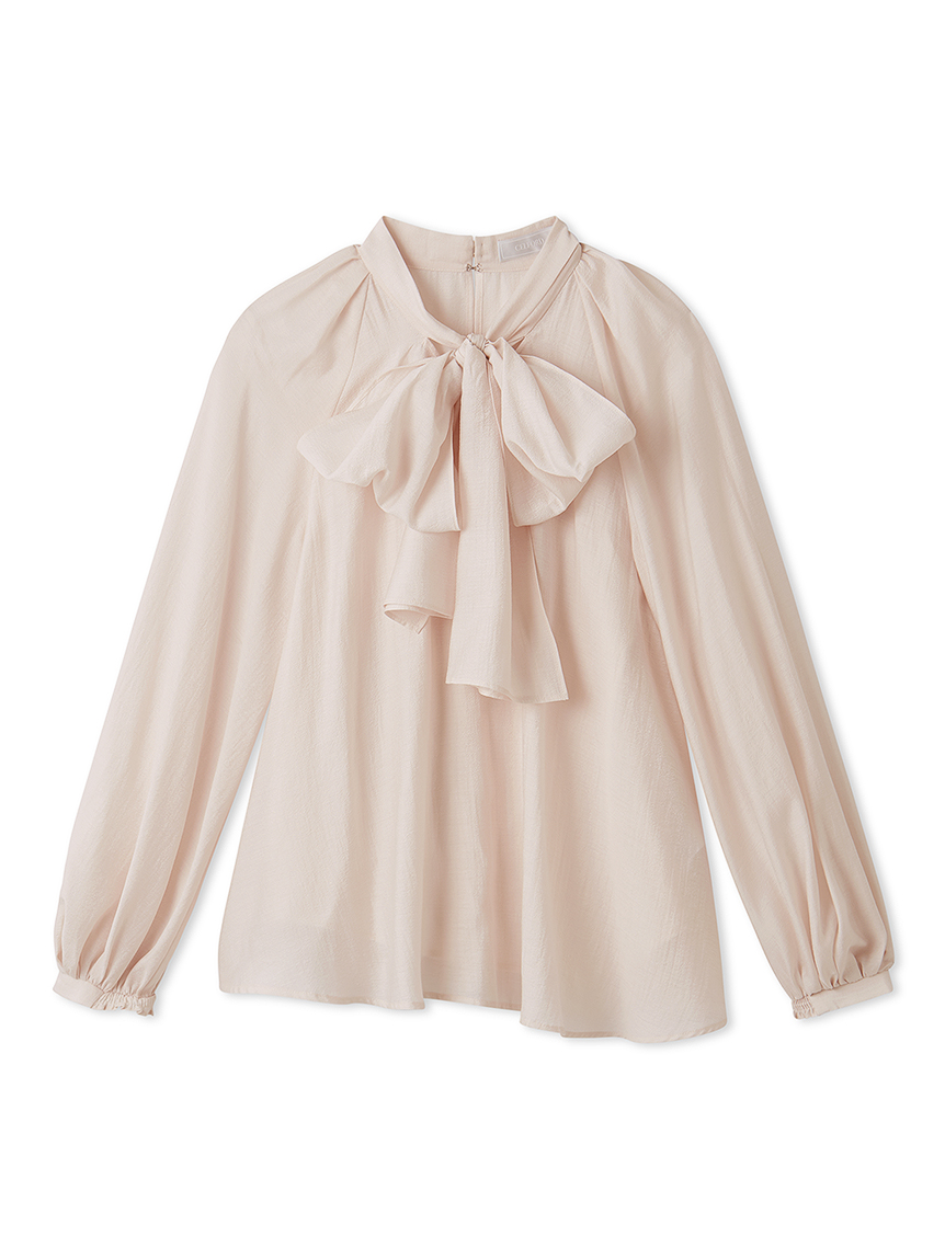ビッグリボンセミシアーブラウス(ブラウス・シャツ)｜TOPS（トップス