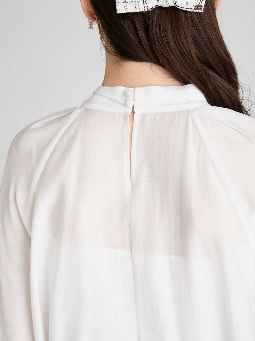 ビッグリボンセミシアーブラウス(ブラウス・シャツ)｜TOPS（トップス
