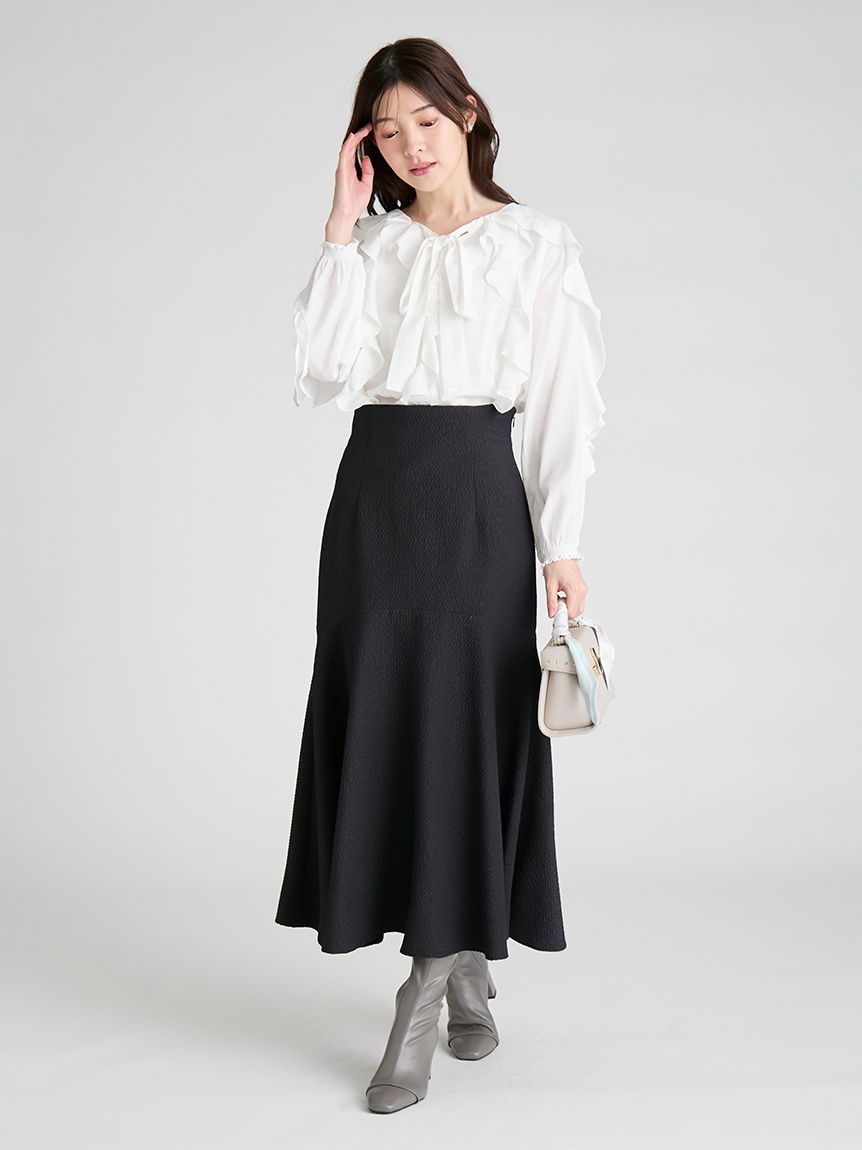 ラッフルブラウス(ブラウス・シャツ)｜TOPS（トップス）｜CELFORD