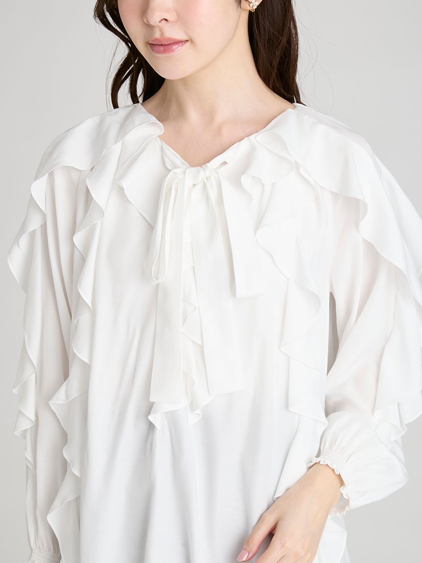 ラッフルブラウス(ブラウス・シャツ)｜TOPS（トップス）｜CELFORD