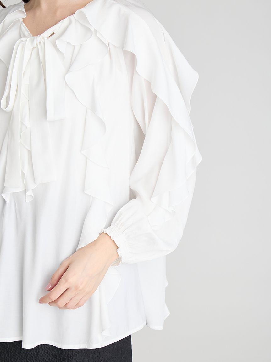 ラッフルブラウス(ブラウス・シャツ)｜TOPS（トップス）｜CELFORD