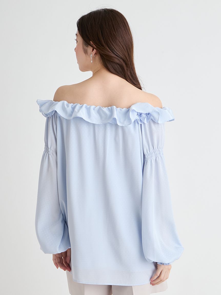 洗える】ビッグリボンスモックブラウス(ブラウス・シャツ)｜TOPS
