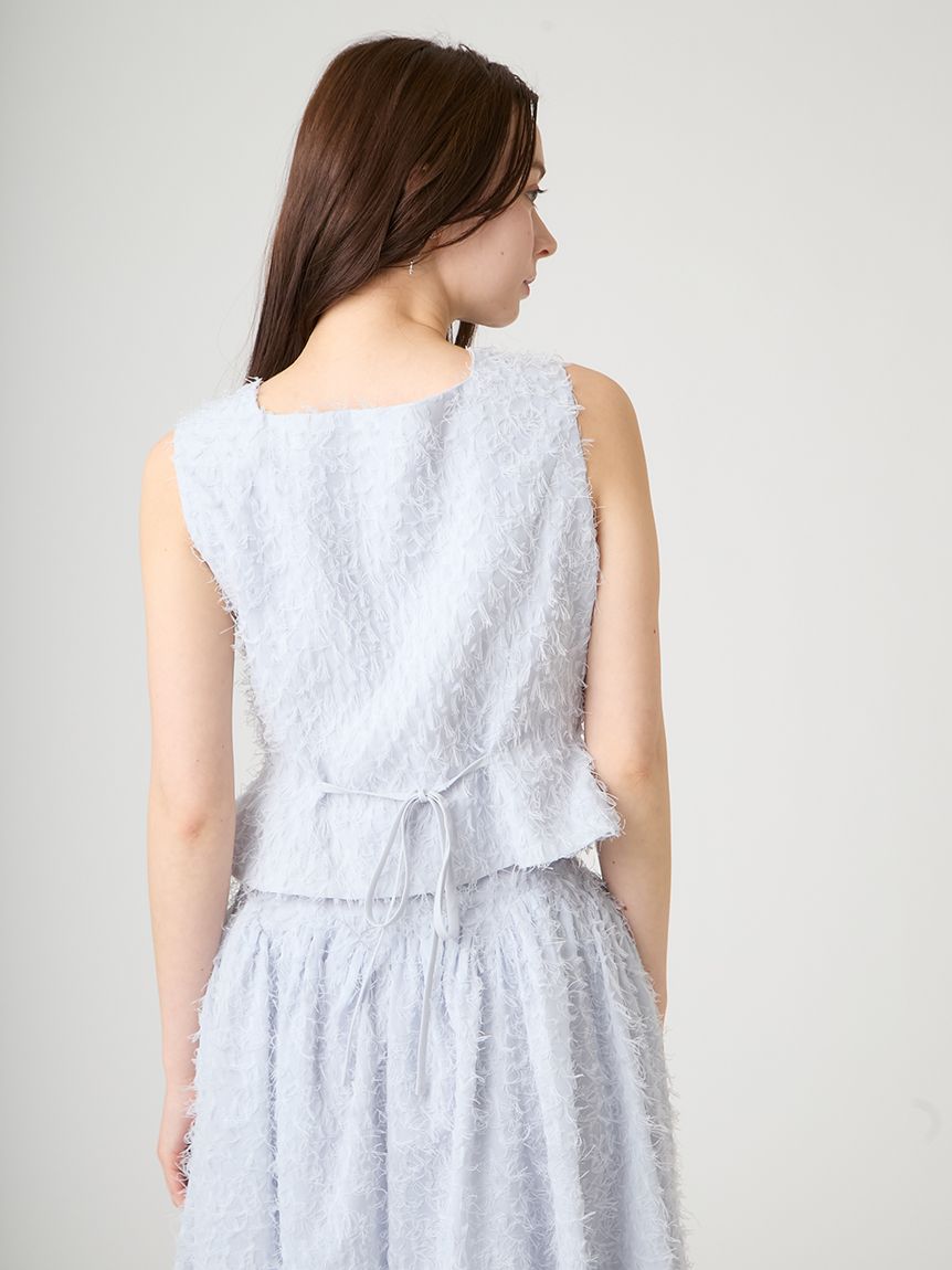 洗える】カットジャカードブラウス(ブラウス・シャツ)｜TOPS（トップス