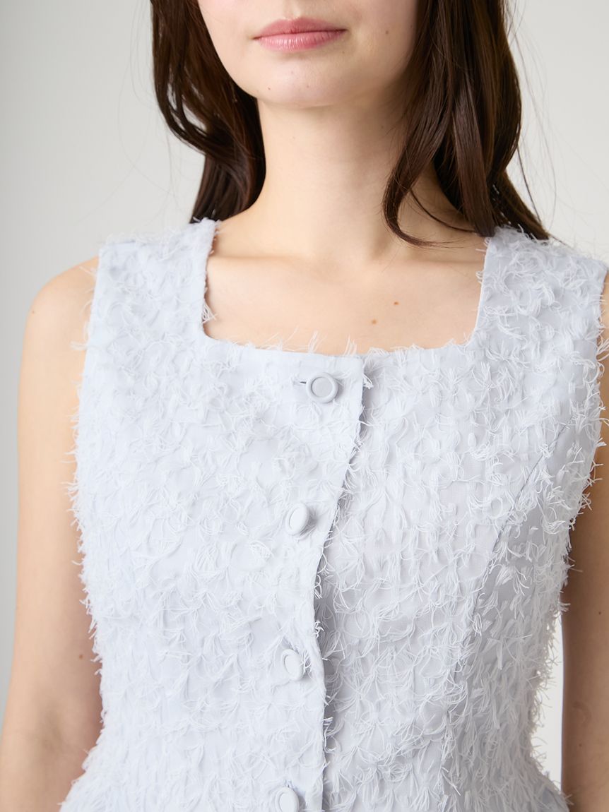 カットジャカードブラウス(ブラウス・シャツ)｜TOPS（トップス