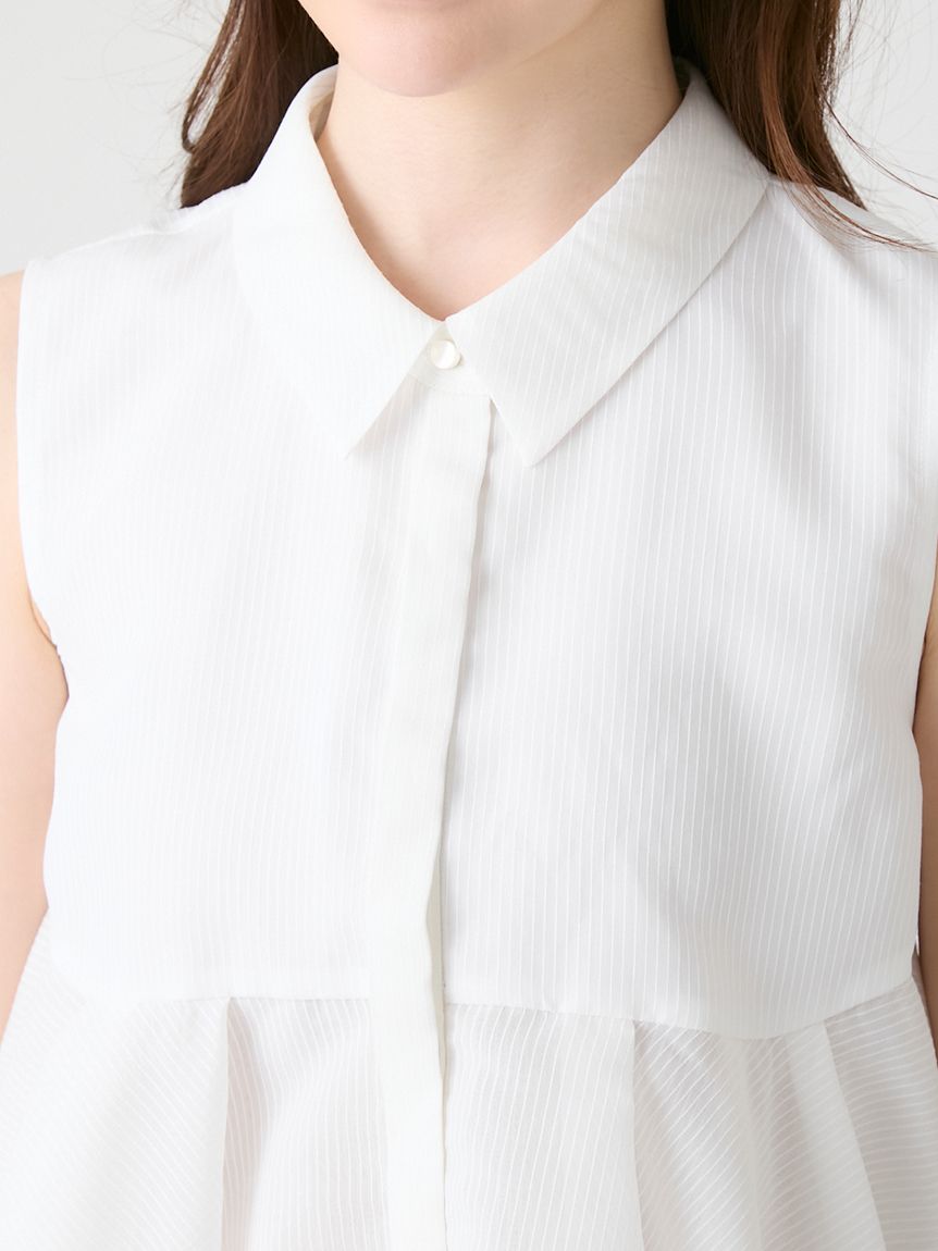 レースヘムペプラムブラウス(ブラウス・シャツ)｜TOPS（トップス