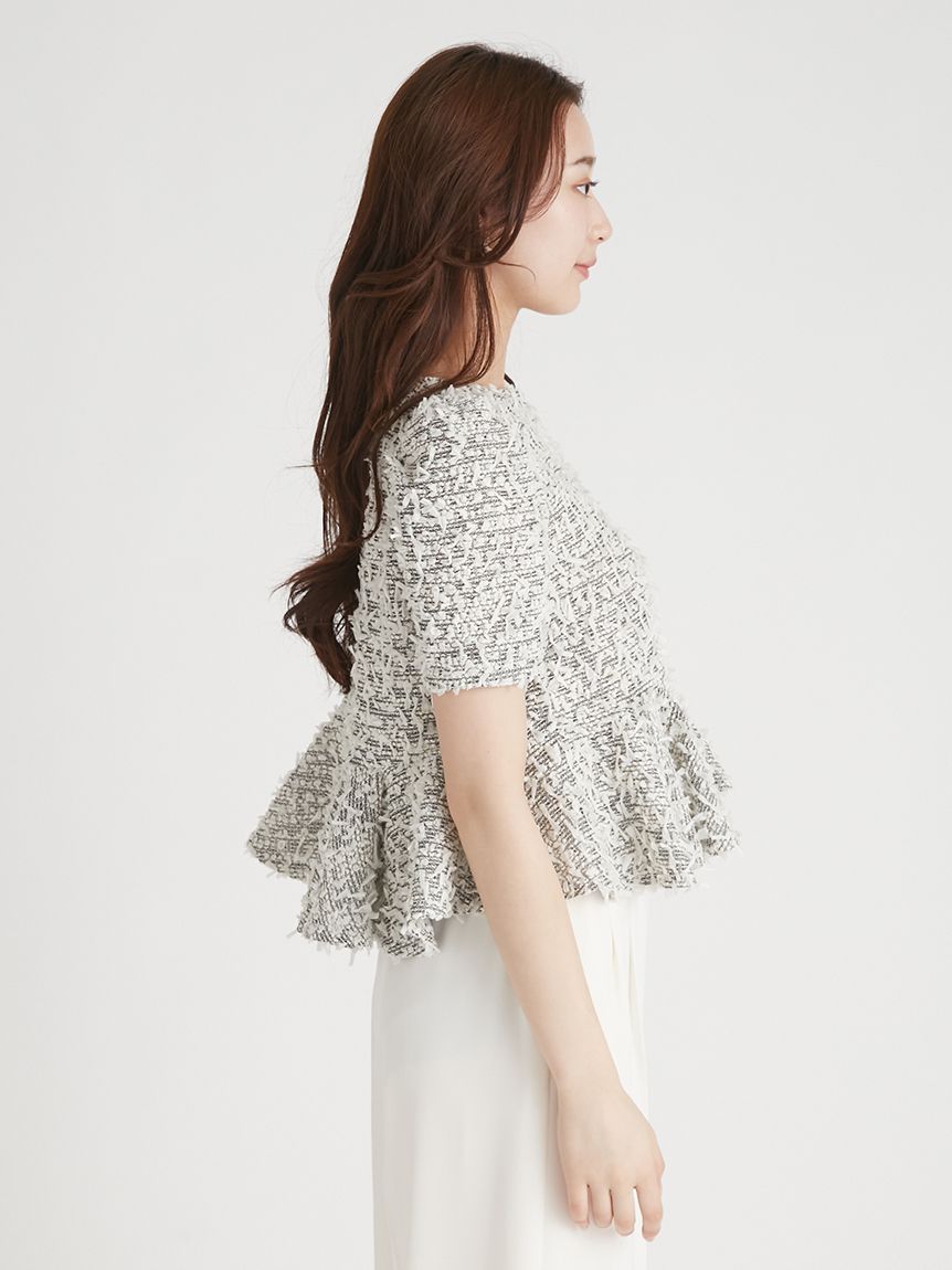 フラッフィーペプラムブラウス(ブラウス・シャツ)｜TOPS（トップス