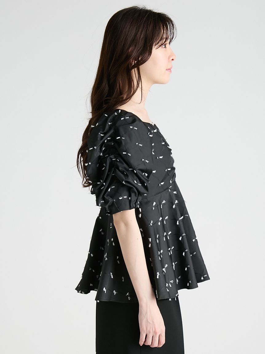 リボンジャガードチュニック(シャツ・ブラウス)｜TOPS｜CELFORD（セル
