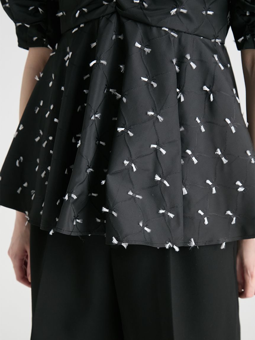 リボンジャガードチュニック(シャツ・ブラウス)｜TOPS｜CELFORD（セル