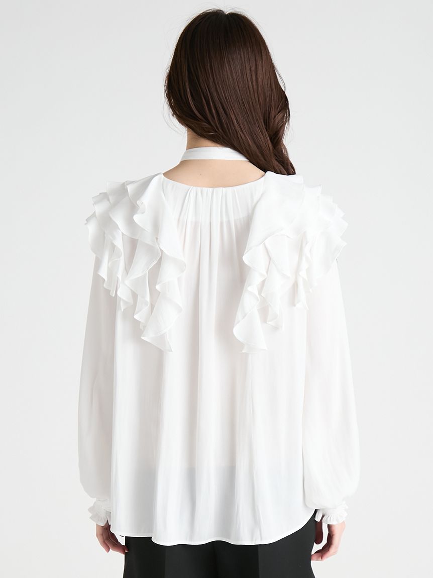 ラッフルフリルブラウス(シャツ・ブラウス)｜TOPS｜CELFORD（セル