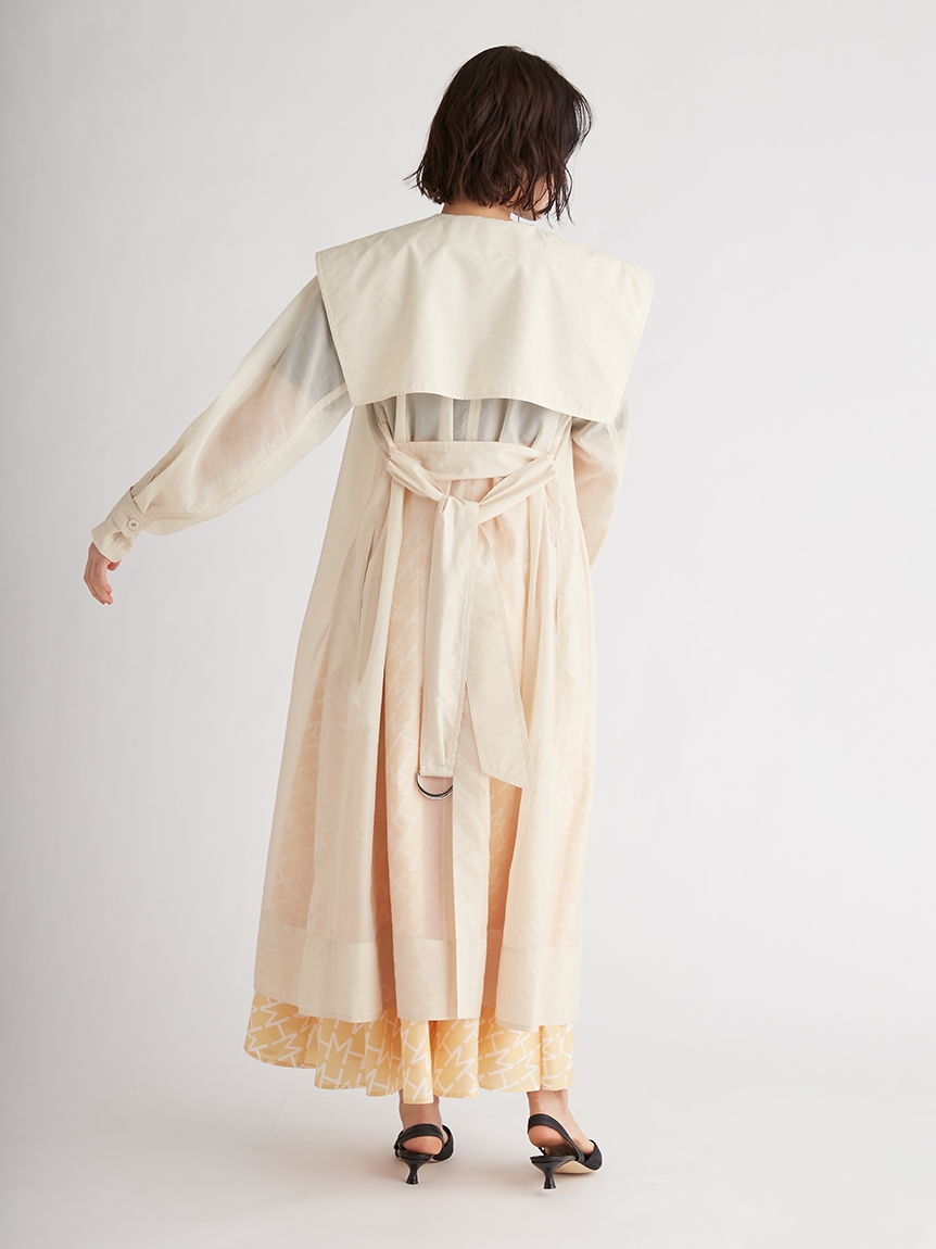 HANAE MORI×CELFORDコラボ】 オーガンジーセーラーコート(コート 