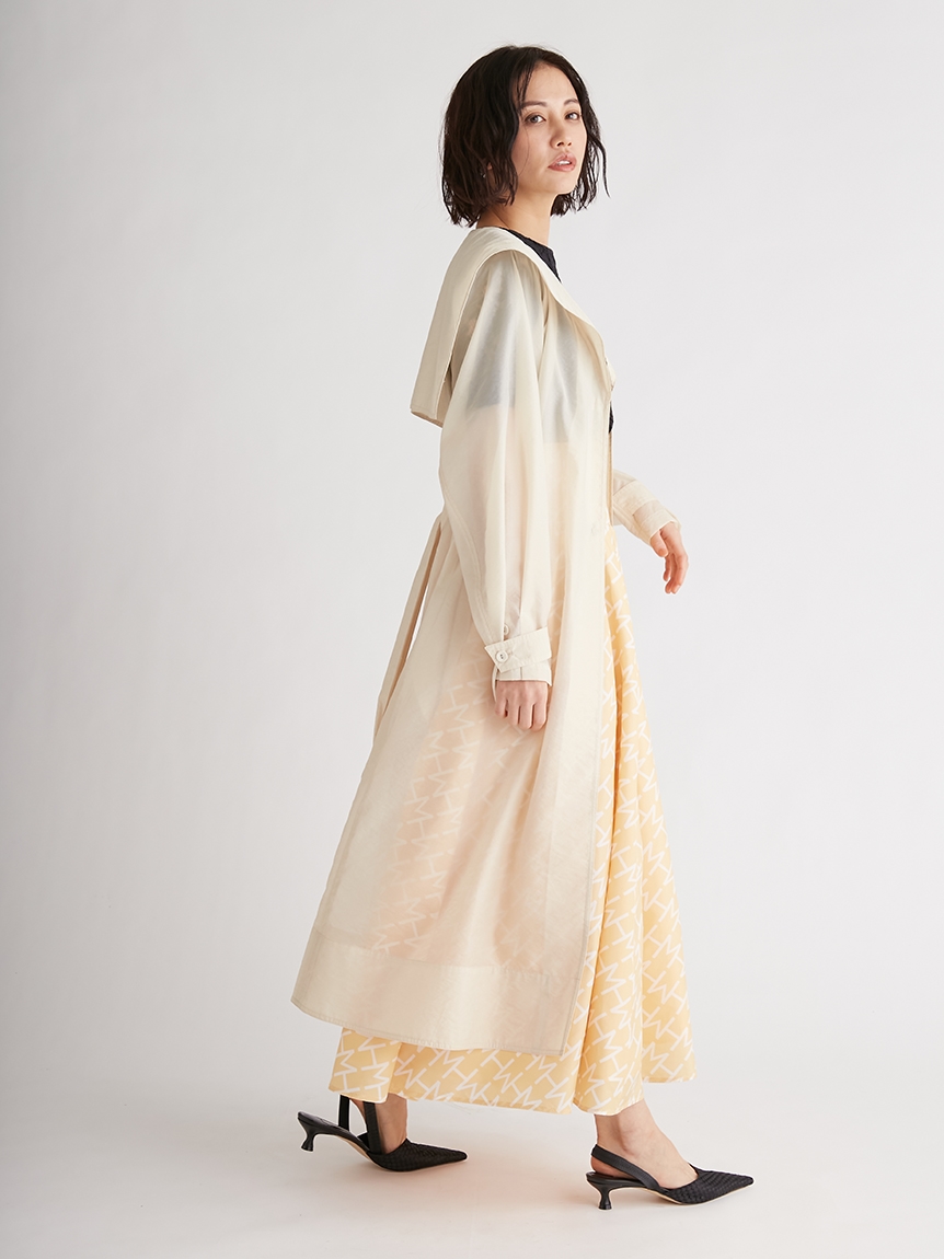 HANAE MORI×CELFORDコラボ】 オーガンジーセーラーコート(コート 