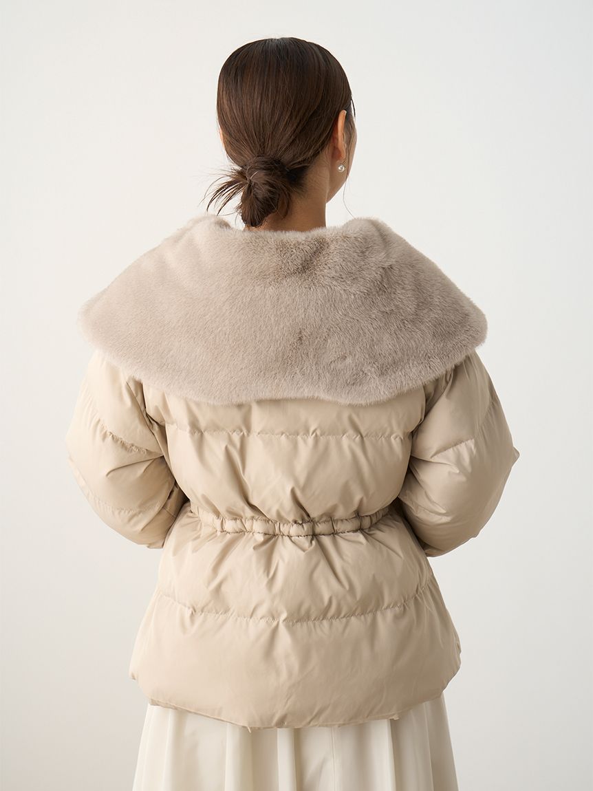 スナイデルお値下げ新品正規品CELFORDセルフォードファー衿付き中綿コート IVR 38