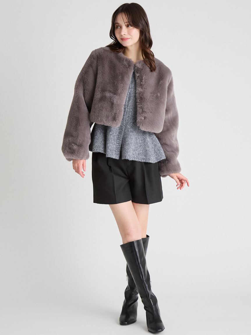 セルフォード♡2wayファーコート♡ピンク CELFORD（セルフォード）の「2wayファーコート（その他