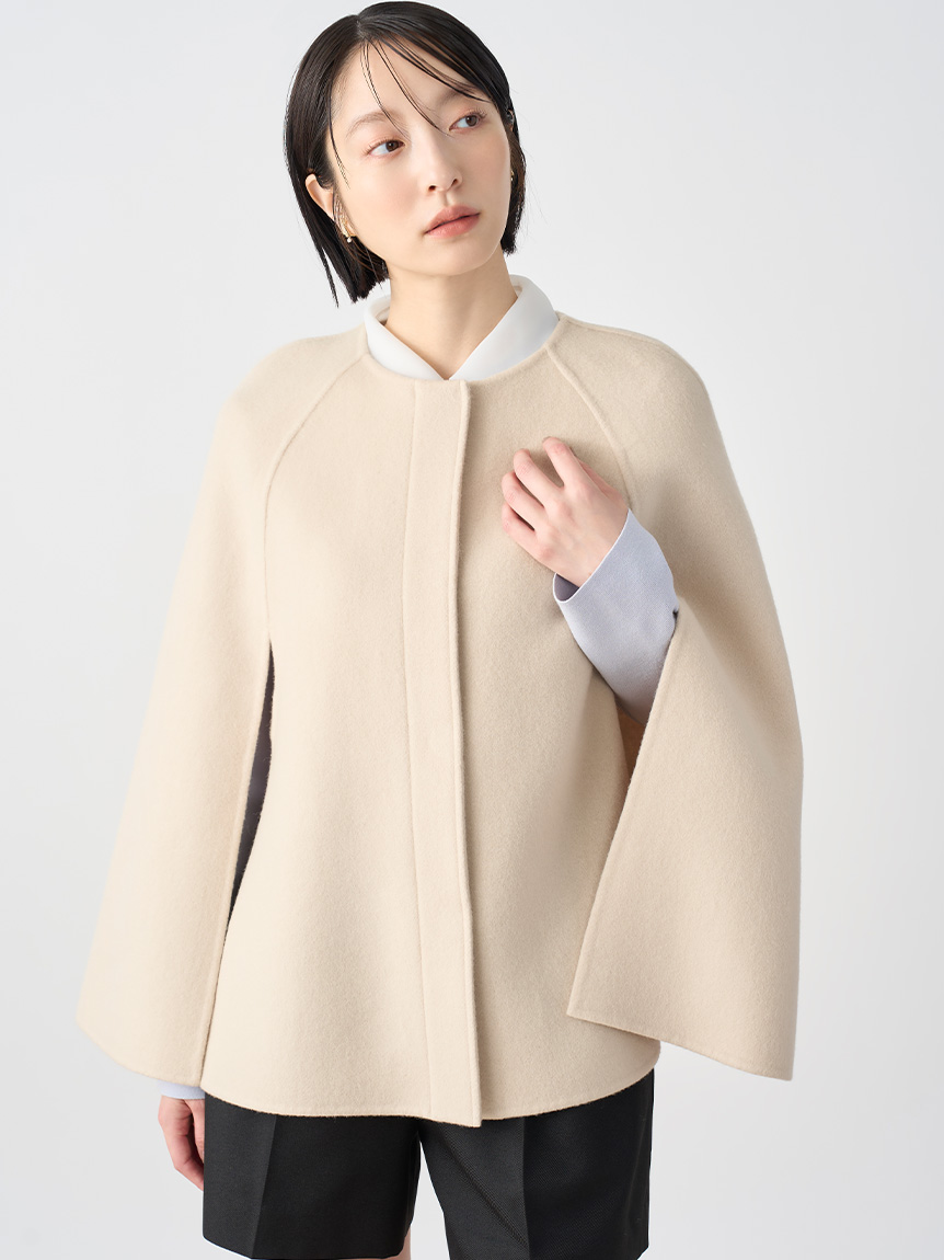 セルフォードケープコート CELFORD(セルフォード)の「【限定】ケープ付きドレスコート