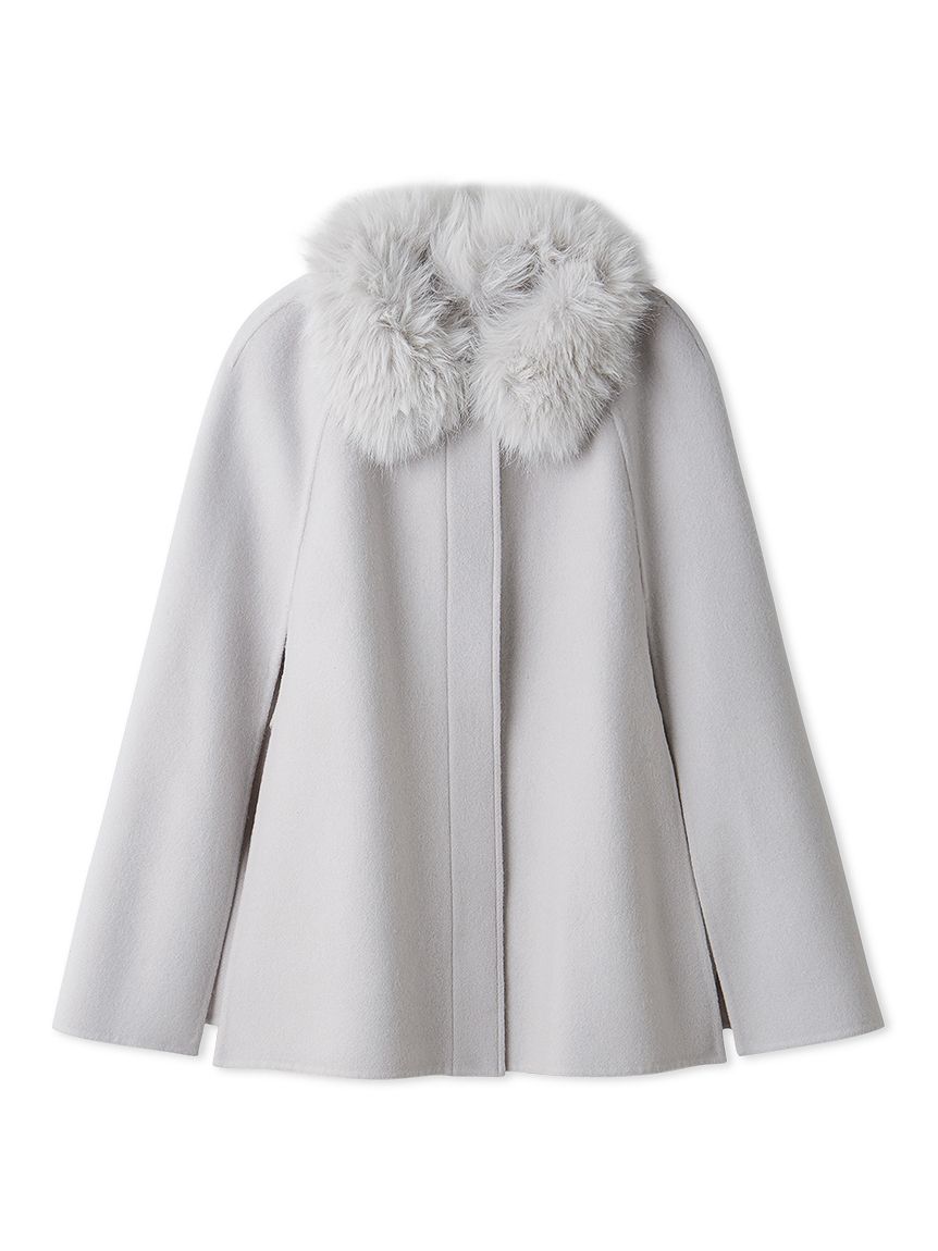 ファーティペット付きウールリバーケープコート ファーティペットケープ(コート)｜OUTER（アウター）｜CELFORD