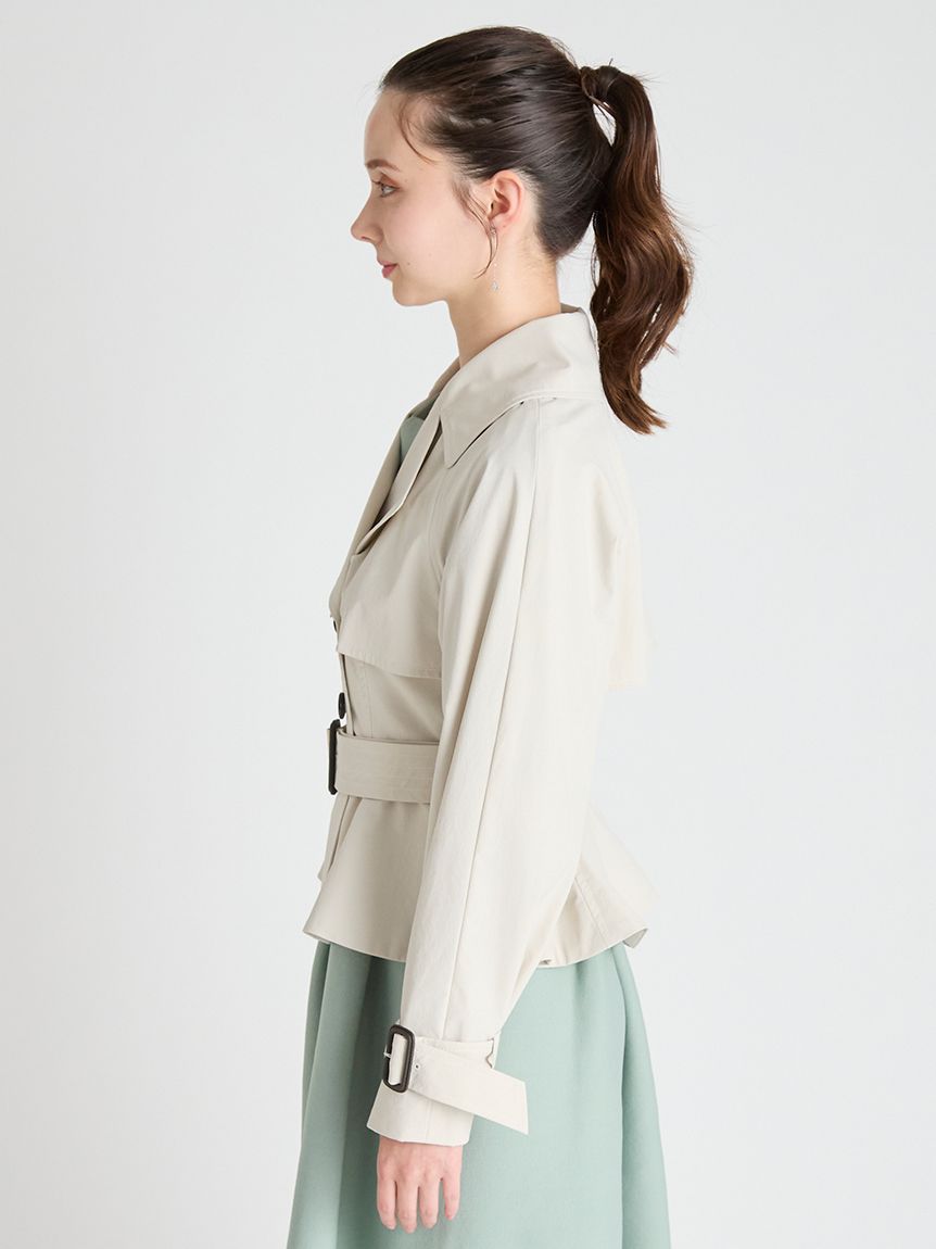 celford♡3way♡スプリングコート♡トレンチ♡ジレ♡ショートコート CELFORD（セルフォード） 3WAYフリルトレンチコート