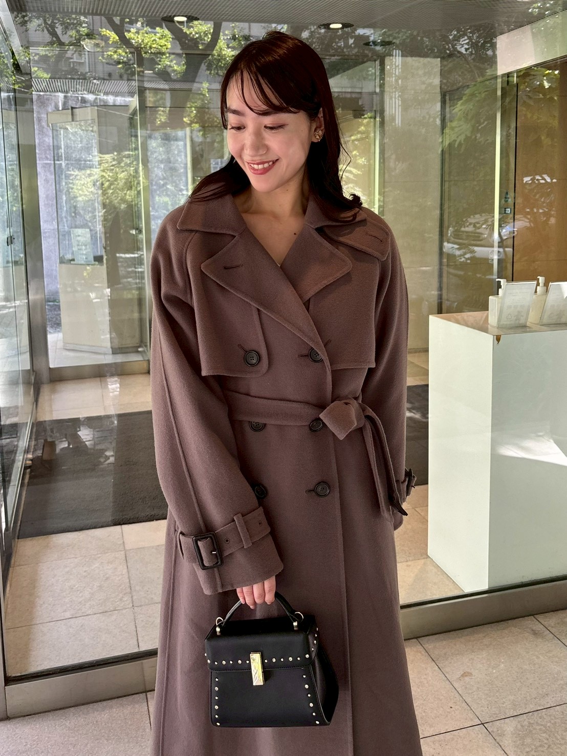 ウール混ロングトレンチコート(コート)｜OUTER（アウター）｜CELFORD