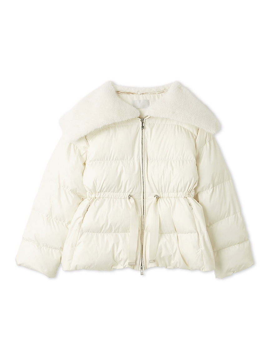 セルフォード　ファー襟付きキルティングショートコート　36 アイボリー CELFORD（セルフォード） (冬セール40%OFF&300円OFF)CELFORD ファー襟